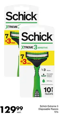 Save Hyper Schick Extreme 3 Disposable Razors offer