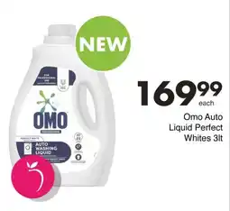 Save Hyper Omo Auto Liquid Perfect Whites offer