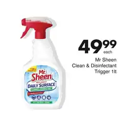 Save Hyper Mr Sheen Clean & Disinfectant Trigger offer