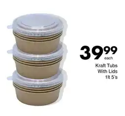 Save Hyper Kraft Tubs With Lids offer