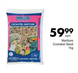 Save Hyper Marltons Cockatiel Seed offer