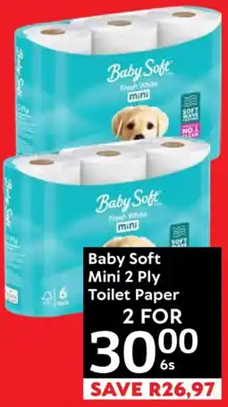 Oxford Freshmarket Baby Soft Mini 2 Ply Toilet Paper offer