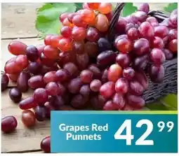 Super Save Grapes Red Punnets offer