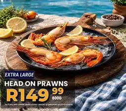 Take 'n Pay Head on prawns offer