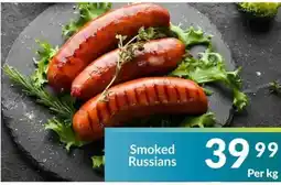 Super Save Smoked Russians offer