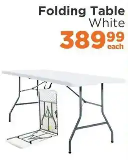 Check Star Folding Table White offer