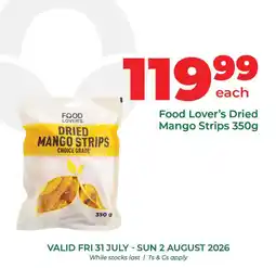 Food Lover's Market Food Lover's Dried Mango Strips offer