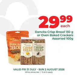 Food Lover's Market Danvita Crisp Bread Assorted offer