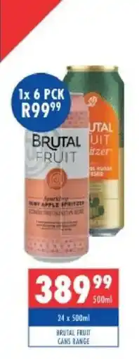 Ultra Liquors BRUTAL FRUIT SWEET APPLE SPRITZER offer
