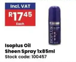 Africa Cash and Carry Isoplus Oil Sheen Spray offer