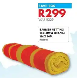 Chamberlain Barrier Netting Yellow & Orange offer