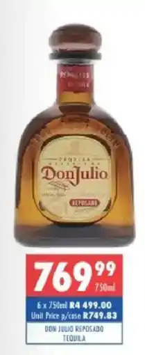 Ultra Liquors Don Julio Reposado Tequila offer