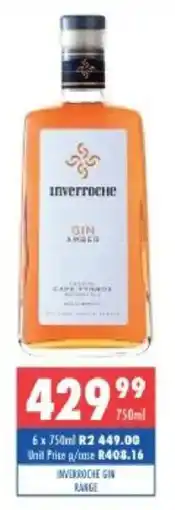 Ultra Liquors Inverroche Gin offer