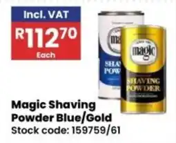 Africa Cash and Carry Magic Shaving Powder Blue/Gold offer