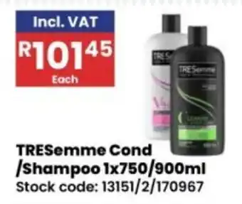 Africa Cash and Carry TRESemmé Cond/Shampoo offer