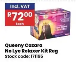 Africa Cash and Carry QueenY Cazara No Lye Relaxer Kit Reg offer