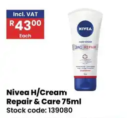 Africa Cash and Carry Nivea H/Cream Repair & Care offer