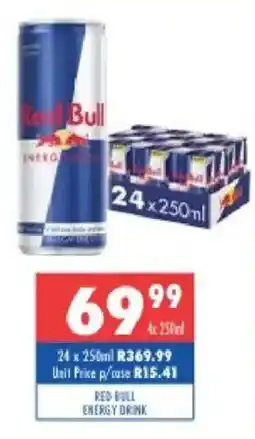 Ultra Liquors Red Bull Energy Drink offer