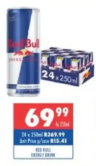 Ultra Liquors Red Bull Energy Drink offer