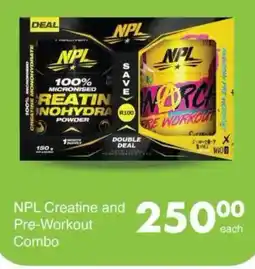 Save NPL Creatine and Pre-Workout Combo offer