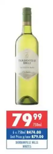 Ultra Liquors Durbanville Hills Whites offer