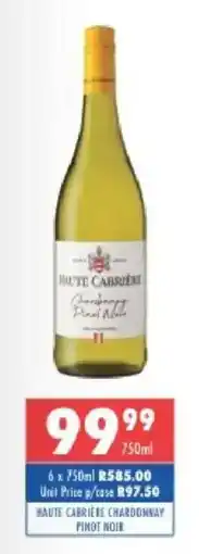 Ultra Liquors Haute Cabrière Chardonnay Pinot Noir offer