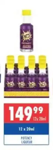 Ultra Liquors Potency Liqueur offer