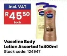 Africa Cash and Carry Vaseline Body Lotion Assorted offer