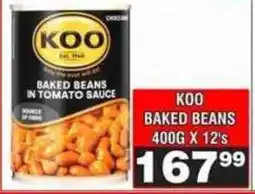 Advance Cash n Carry KOO Baked Beans in Tomato Sauce offer