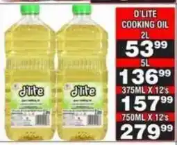 Advance Cash n Carry D'LITE COOKING OIL offer