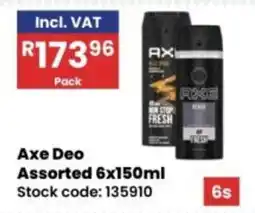 Africa Cash and Carry Axe Deo Assorted offer