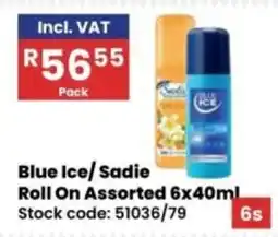 Africa Cash and Carry Blue Ice/Sadie Roll On Assorted offer