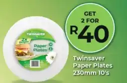 Agrimark Twinsaver Paper Plates offer