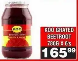 Advance Cash n Carry KOO GRATED BEETROOT offer