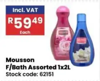 Africa Cash and Carry Mousson F/Bath Assorted offer