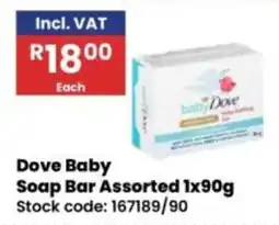 Africa Cash and Carry Dove Baby Soap Bar Assorted offer