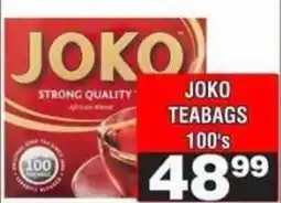 Advance Cash n Carry JOKO TEABAGS offer