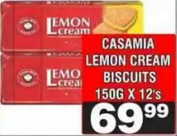 Advance Cash n Carry CASAMIA LEMON CREAM BISCUITS offer