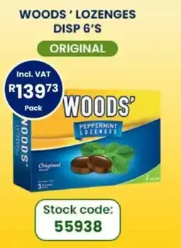 Africa Cash and Carry Woods' Peppermint Lozenges Original offer