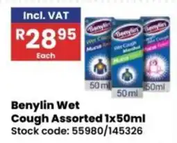Africa Cash and Carry Benylin Wet Cough Assorted offer