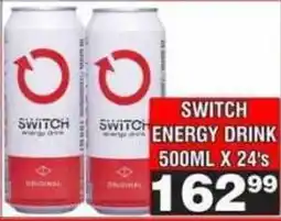 Advance Cash n Carry Switch energy drink offer