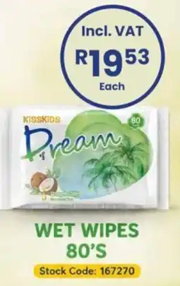 Africa Cash and Carry KissKids Dream Wet Wipes offer