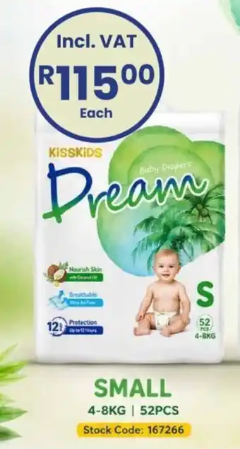 Africa Cash and Carry Kisskids Dream Baby Diapers offer