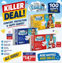 Africa Cash and Carry Baby Panda Classic Nappies offer