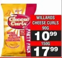 Advance Cash n Carry Willards Cheese Curls offer