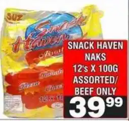 Advance Cash n Carry Snack Haven Naks Assorted offer