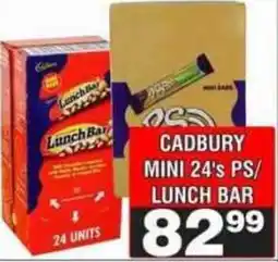 Advance Cash n Carry Cadbury Mini 24's PS/ Lunch Bar offer