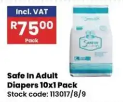 Africa Cash and Carry Safe In Adult Diapers offer