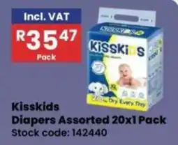 Africa Cash and Carry Kisskids Diapers Assorted offer
