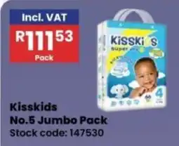 Africa Cash and Carry Kisskids No.5 Jumbo Pack offer